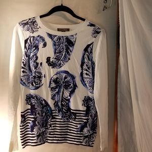 “Ocean Deep” fine gauge sweater by Tommy Bahama🌴